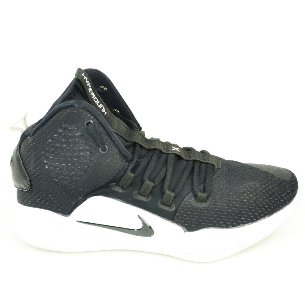 Nike Hyperdunk X Men's Size 7 Black White Mid Top Basketball Shoes AR0467-001